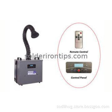 80W Solder Smoke Extractor Adjustable Air Volume For Electr